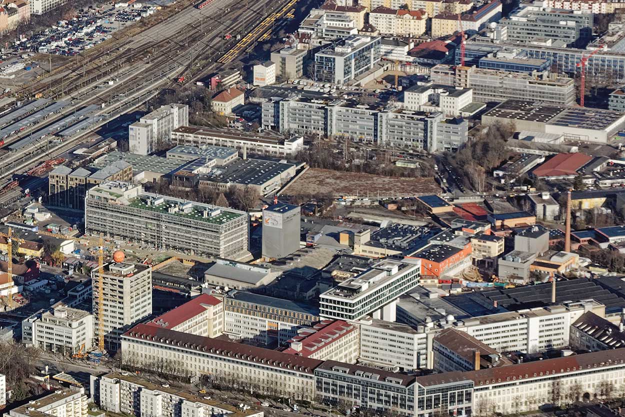 Die Medienbrücke im Werksviertel